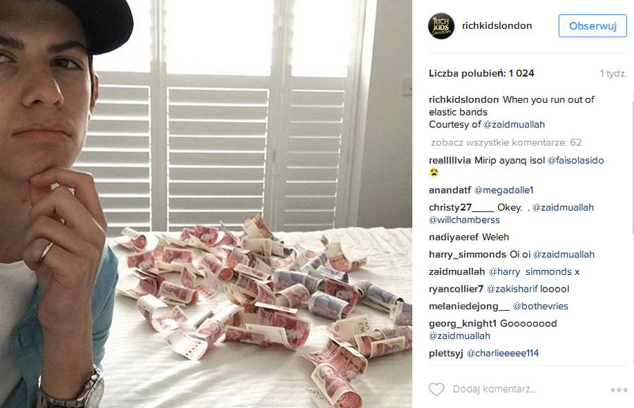 Bogate dzieciaki z Londynu chwalą się swoim przepychem