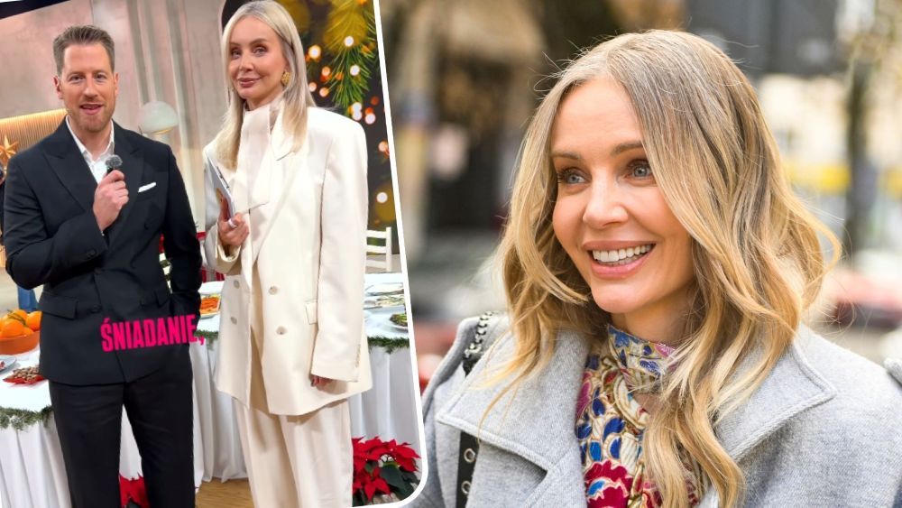 Agnieszka Woźniak-Starak w PnŚ/AKPA/Instagram/pytanienasniadanie