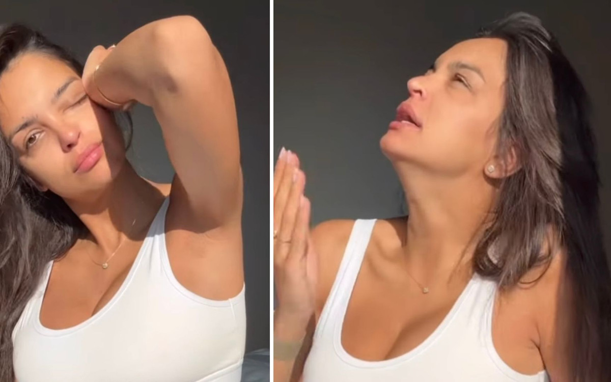 Klaudia El Dursi nadaje z łóżka bez makijażu, w ciążowej pozie. ,,Obfitość mojego ciała jest mi obca”