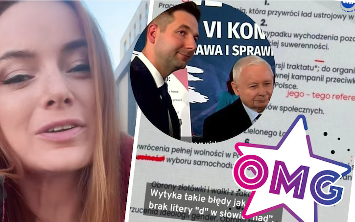 „Baba od polskiego” załamuje ręce na widok DEKLARACJI PiS! Aż ROI się od błędów!