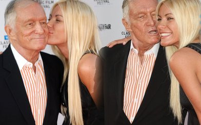 Hugh Hefner z narzeczoną (FOTO)