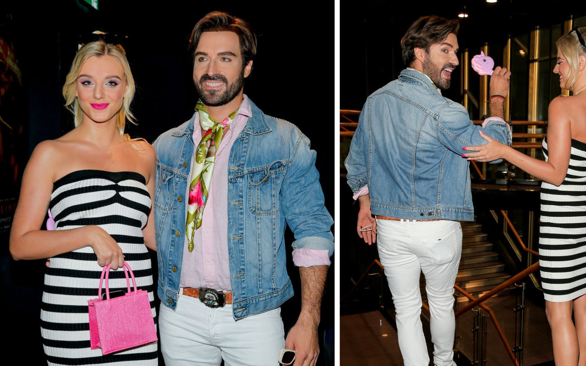 Piotr Stramowski z ukochaną przebrali się za Ken i Barbie. Wyszło bardzo zabawnie