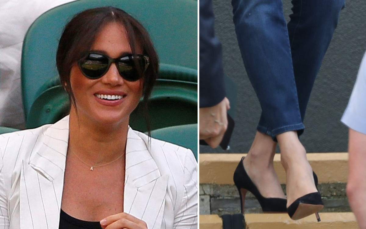 Dżinsy księżnej Meghan pokazały, że żona Harry’ego wraca do formy (ZDJĘCIA)