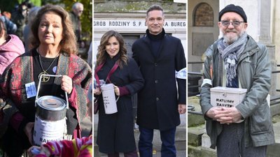 Gwiazdy kwestują na cmentarzach! Tadla z ukochanym, Makłowicz, Damięcki, Anna Dymna…(FOTO)