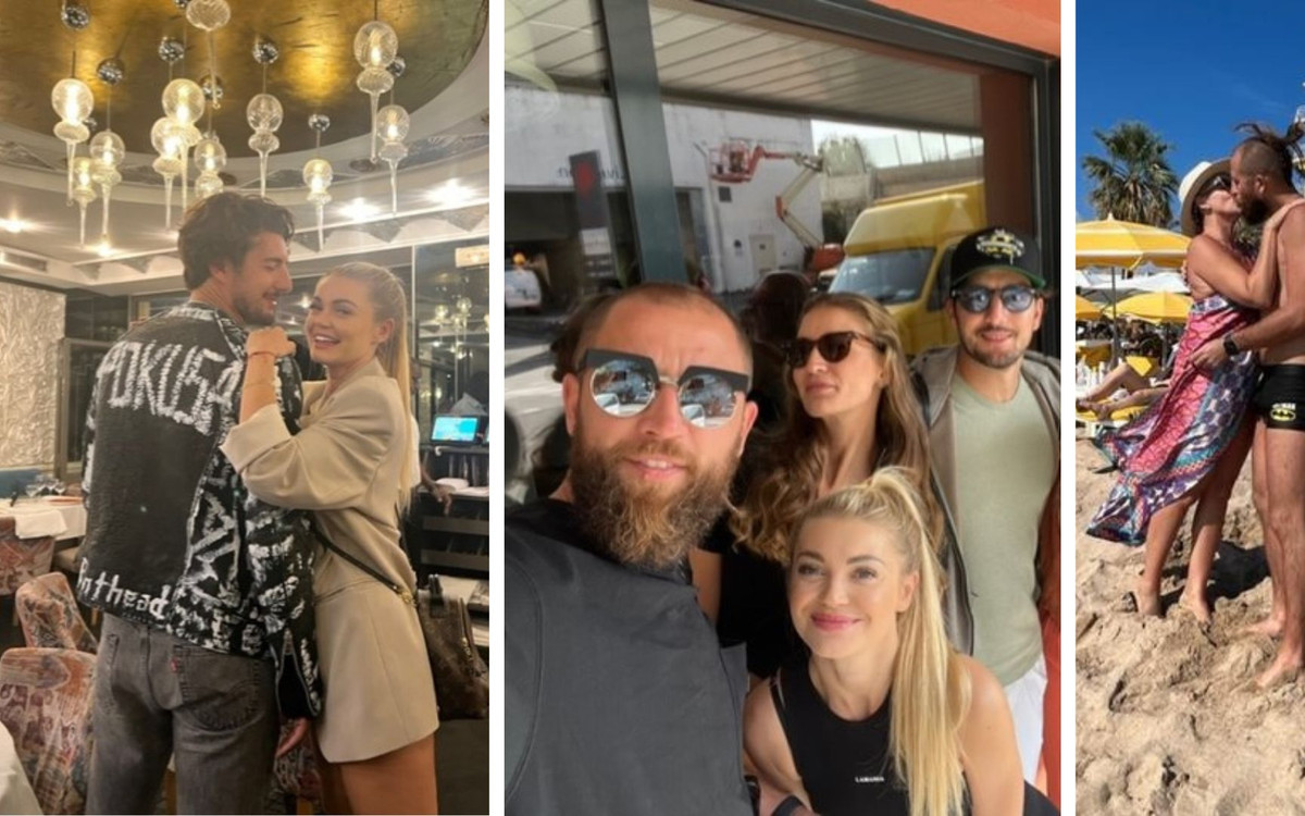 Obsada filmu “Pokusa” w Cannes. Maria Sadowska i jej młodszy partner nie szczędzą sobie czułości, Piotr Stramowski po rozstaniu wygląda bardzo HOT