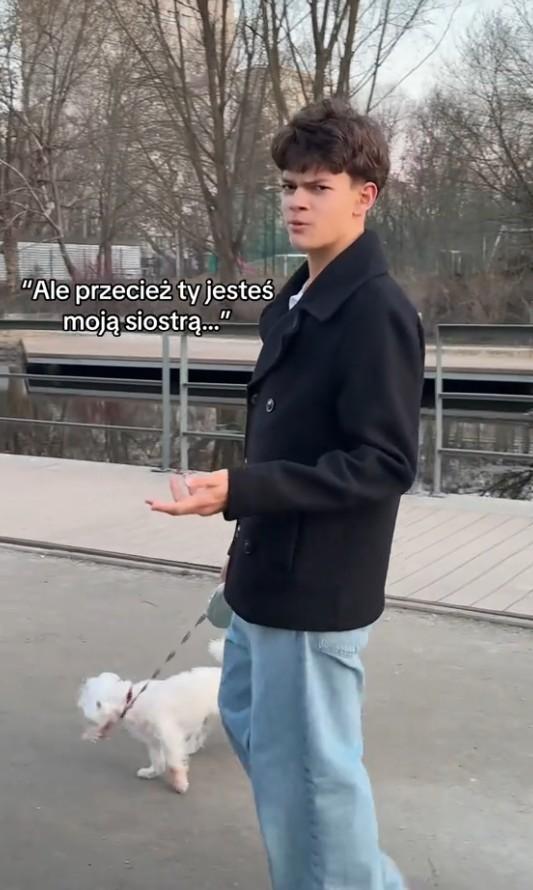 Nastoleni syn Alżbety Lenskiej i Rafała Cieszyńskiego, fot. TikTok.com