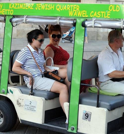 Marta Grycan na planie nowego show