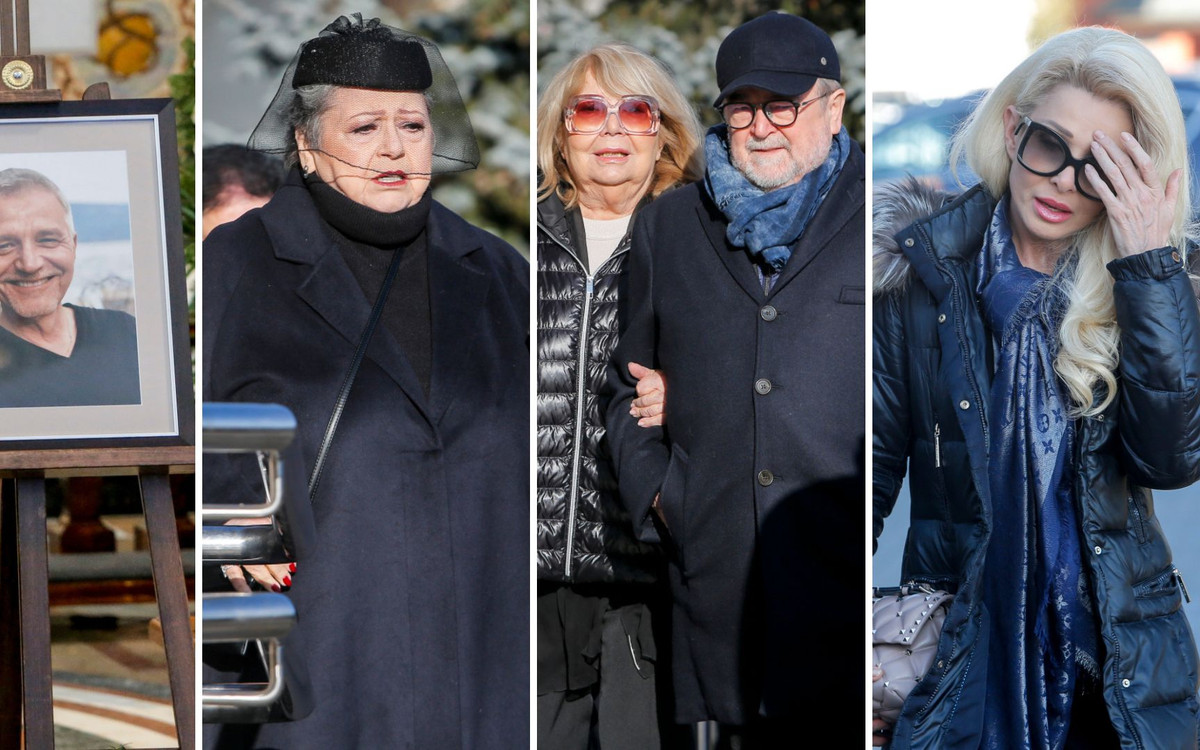 Pogrzeb Ryszarda Sibilskiego. Plejada gwiazd pożegnała słynnego producenta! Nie zabrakło zrozpaczonej żony Ewy Bem