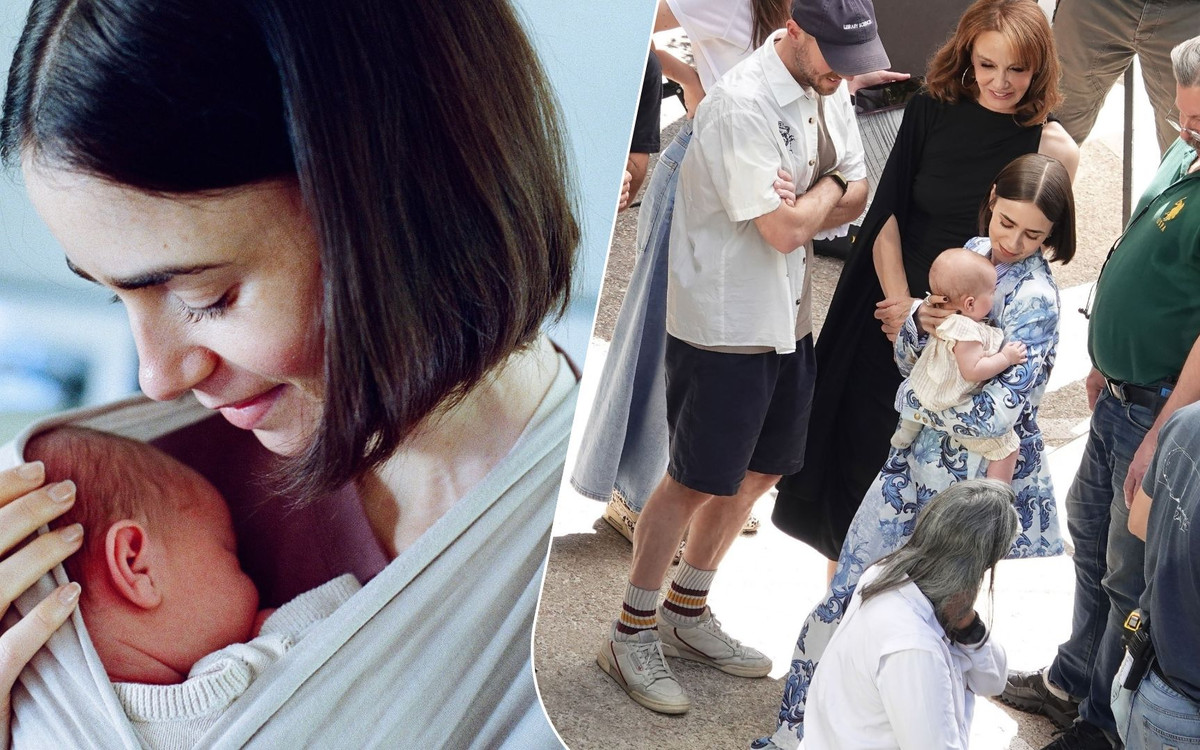 Lily Collins z dzieckiem na planie “Emily w Paryżu”. Mąż zrobił jej niespodziankę!