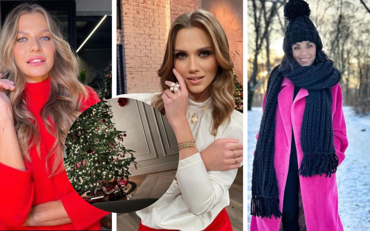 One już udekorowały choinkę w domu: Zosia Ślotała, Kasia Cichopek, Anna Lewandowska, Agnieszka Kaczorowska