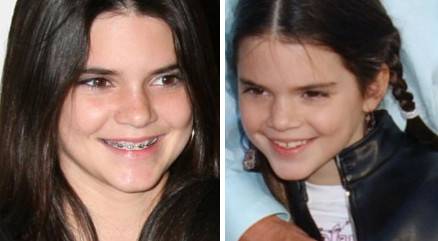 Kendall Jenner zanim została piękną modelką