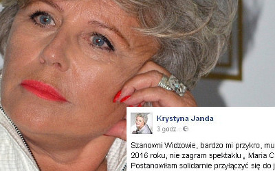 Krystyna Janda wyznała, że była w ciąży zagrażającej życiu