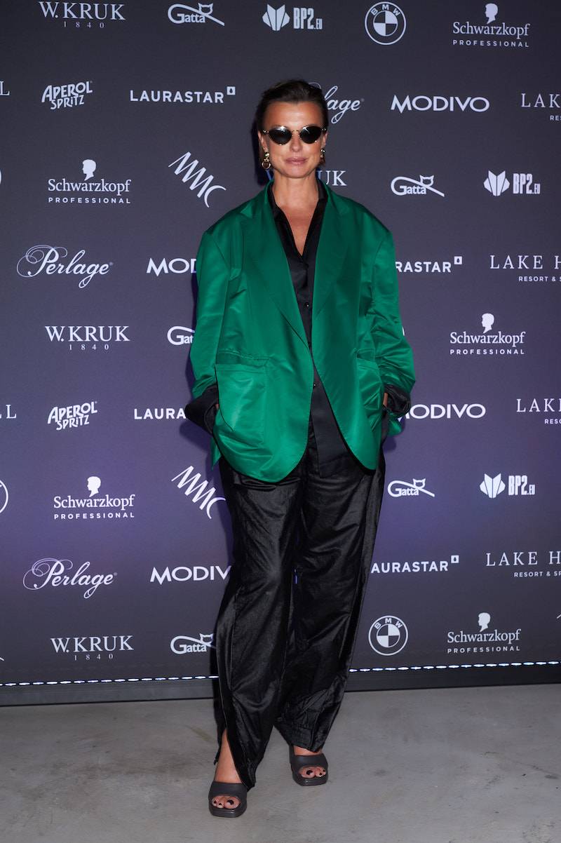 Gwiazdy na pokazie MMC AW22/23. Ciężarna Katarzyna Sokołowska z mężem. Gdzie jest ten BRZUSZEK?!