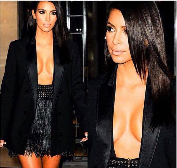 Wydekoltowane gwiazdy w marynarkach