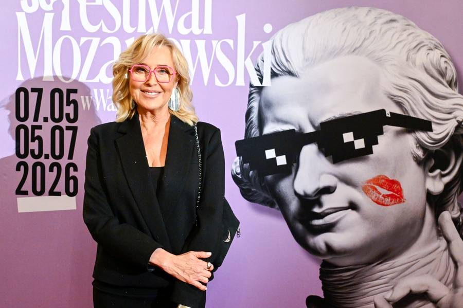 Agata Młynarska olśniła na 35. Festiwalu Mozartowskim, fot. AKPA