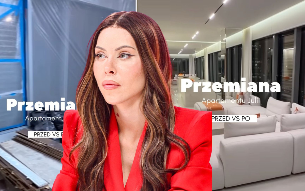 Julia von Stein zrobiła generalny remont apartamentu za 5 mln zł. Pokazała zdjęcia PRZED i PO