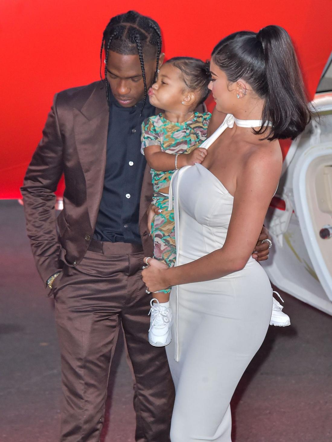 Kylie Jenner, Travis Scott i ich córka, Stormi Webster