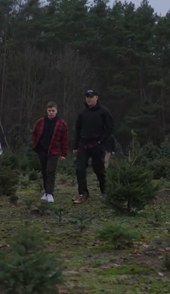 Karol Nawrocki pojechał po choinkę, fot. Instagram