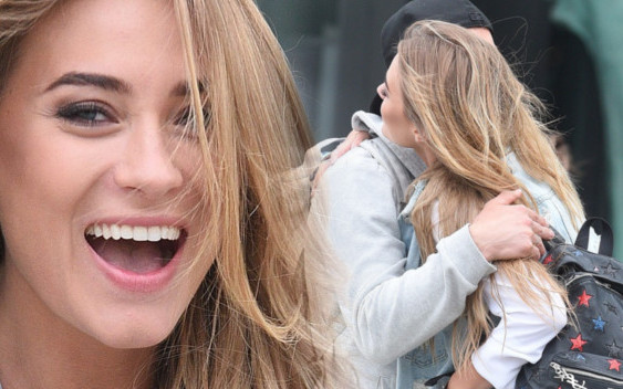 Marcelina Zawadzka w skowronkach i w ramionach mężczyzny (ZDJĘCIA)