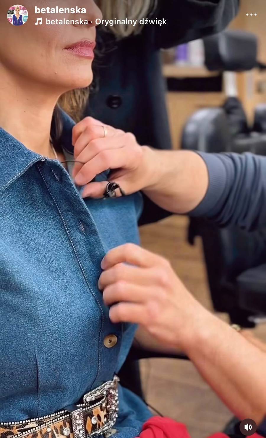 Alżbeta Lenska kulisy DDTVN/Instagram/betalenska