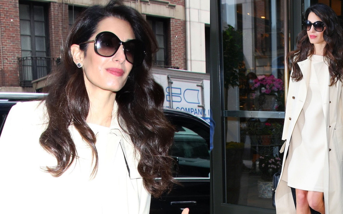 Dawno niewidziana Amal Clooney w Nowym Jorku