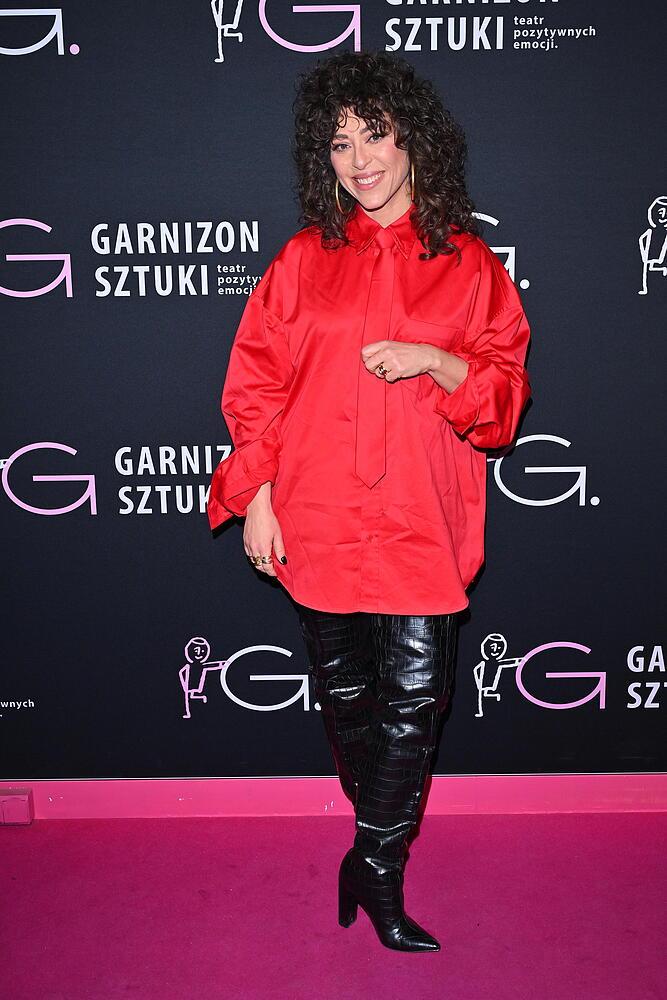 Natalia Kukulska na premierze "Facet z papieru", fot. KAPiF