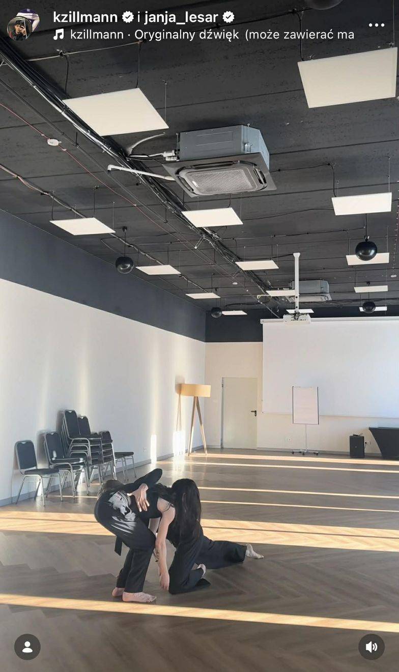 Janja Lesar w gorącym tańcu z Kasią Zillmann, fot. IG