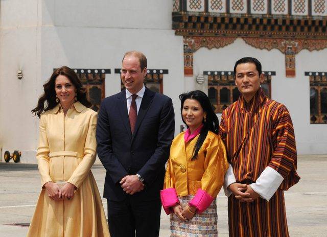 Księżna Kate i książę William w Bhutanie
