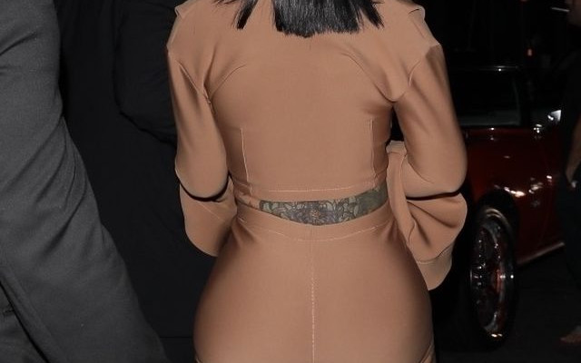 Blac Chyna  w kostiumie z lycry