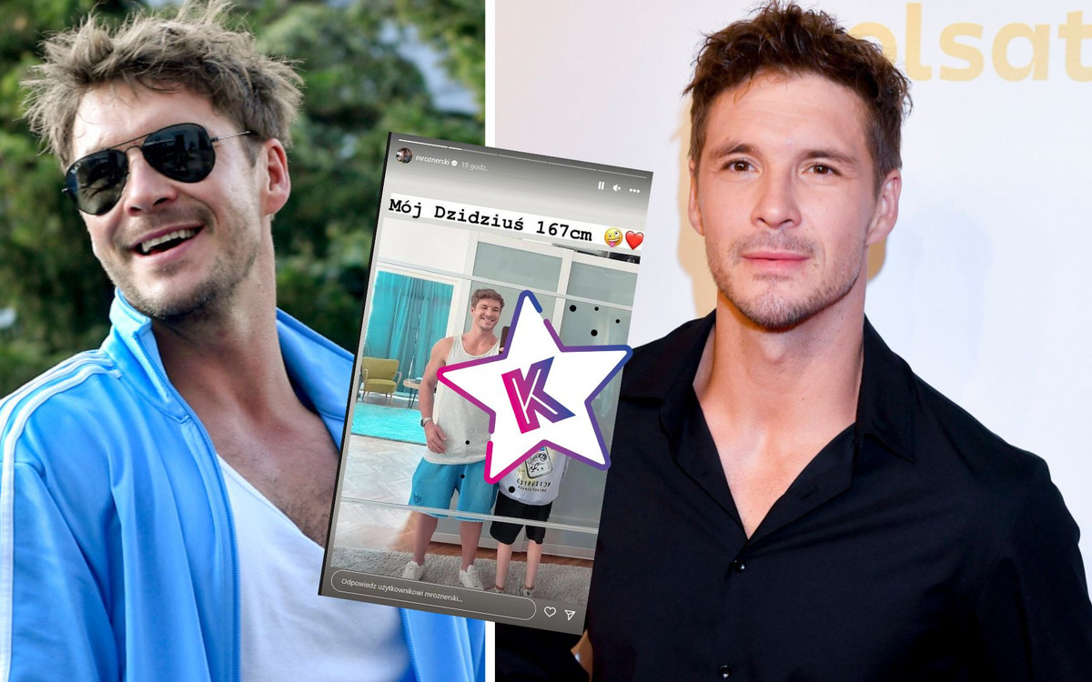 Mikołaj Roznerski pokazał 12-letniego syna! Zaraz wzrostem dogoni tatę