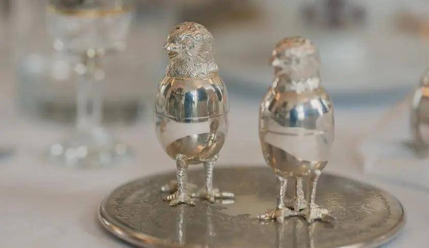 Książę Lubomirski wystroił pałac na Wielkanoc, fot. TVN