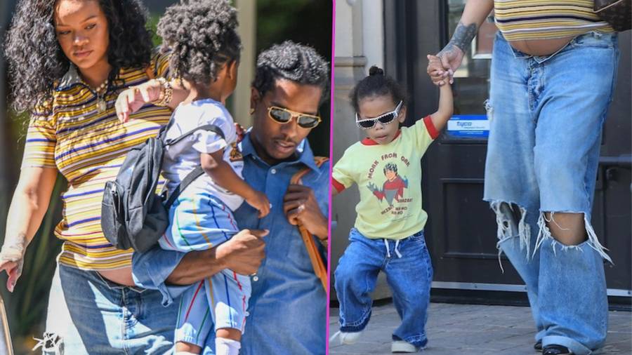 Rihanna na zakupach z brzuszkiem! Z A$AP Rockym szykują się na trzecie dziecko