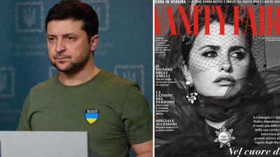 Wołodymyr Zełenski na okładce włoskiego Vanity Fair!