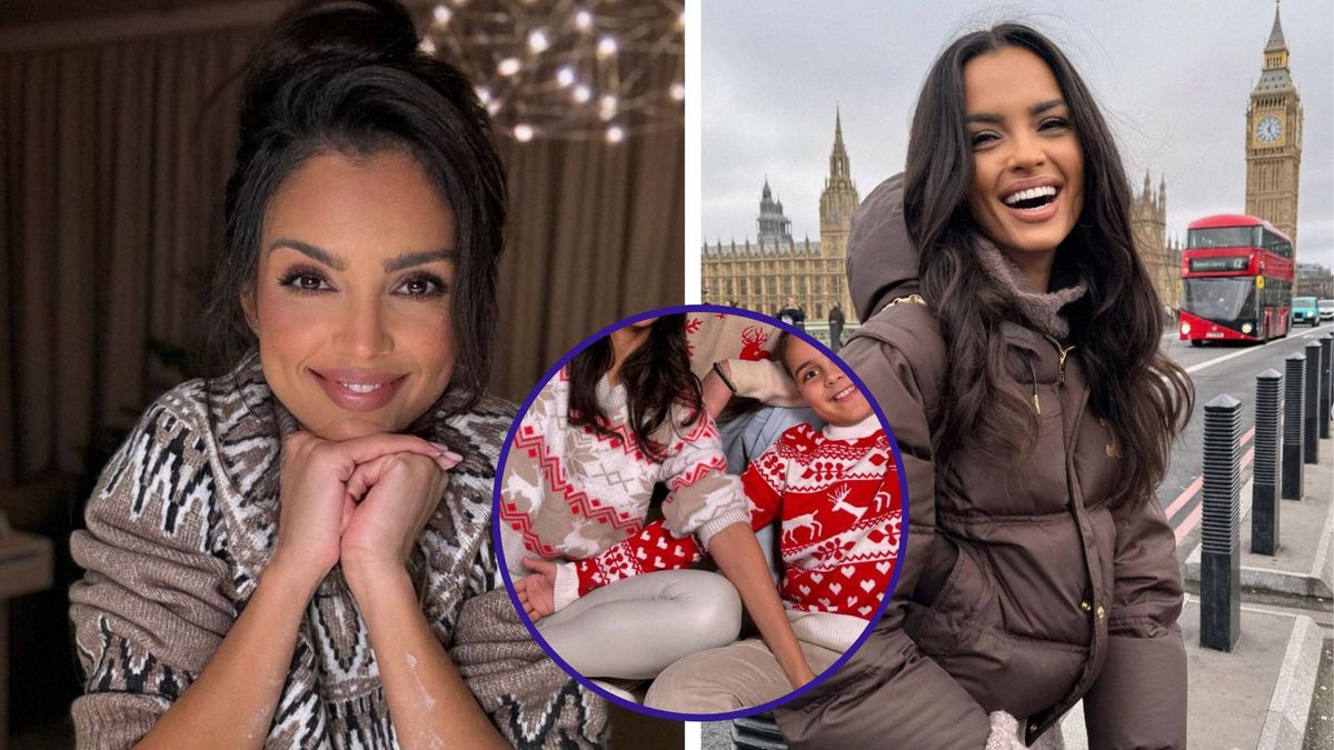 Klaudia El Dursi z synami 