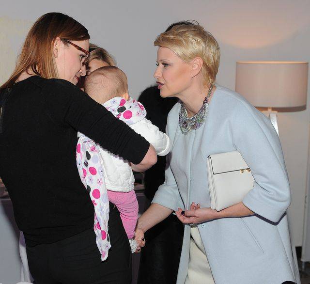 Małgorzata Kożuchowska po ciąży wybiera bezpieczne fasony