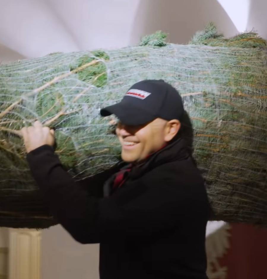 Karol/Nawrocki choinka/Instagram/nawrockipl