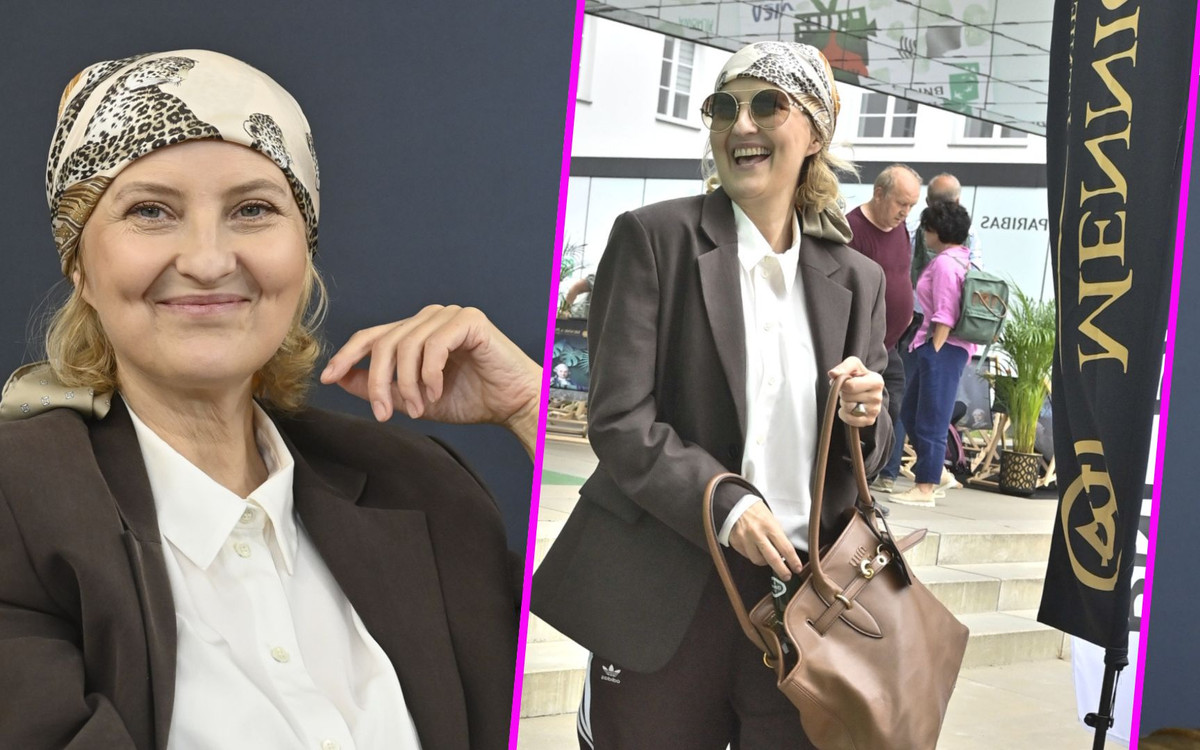 Rozpromieniona Izabela Kuna na “Festiwalu Dwa Brzegi”! Spektakularnie połączyła elegancję i wygodę (FOTO)