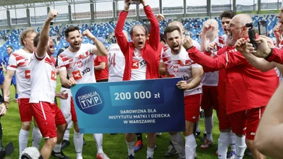 Mecz TVP kontra Artyści dla Fundacji TVP