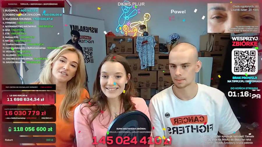 Martyna Wojciechowska, Sanah, Łatwogang, fot. YouTube.