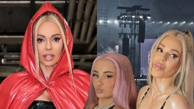 Doda i Fagata skradły show na koncercie Maty! Lateks, peleryna i odważny look