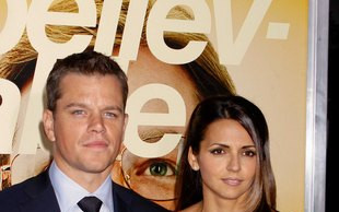 Matt Damon i jego piękna żona Luciana (FOTO)