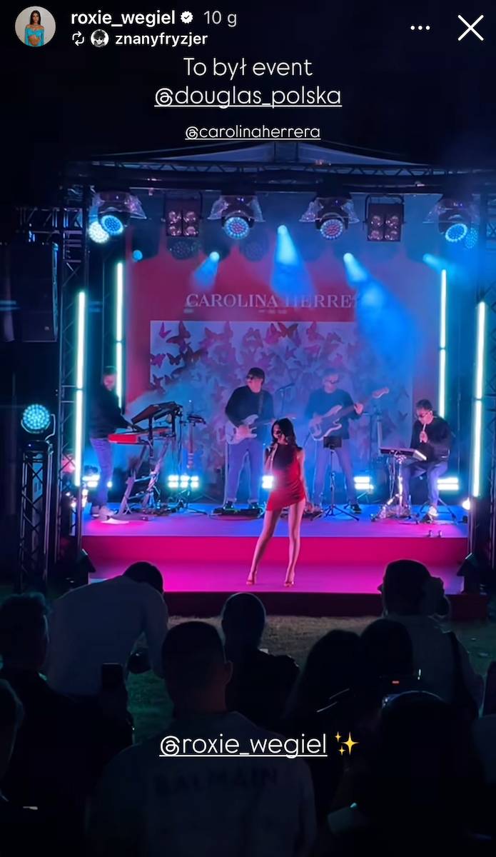 Roksana Węgiel w OGNISTEJ mini! Dała koncert – niespodziankę na evencie (FOTO)