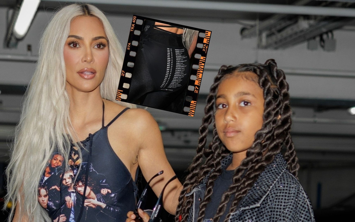 Kolejna MOCNA stylizacja Kim Kardashian i North West w Paryżu