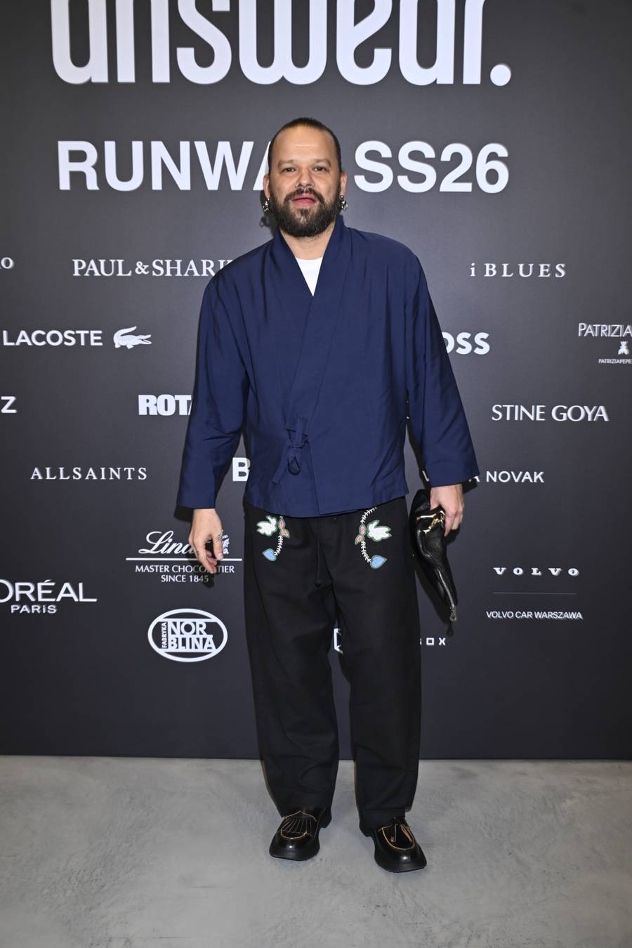 Michał Piróg na pokazie Answer