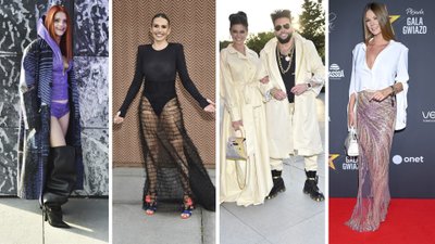 Gala Gwiazd Plejady: Julia Kamińska, jak grecka bogini, za to look Rutkowskich nikogo nie przebije! (FOTO)