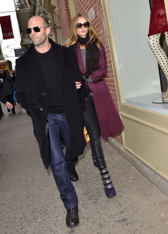 Rosie Huntington-Whiteley i Jason Statham razem