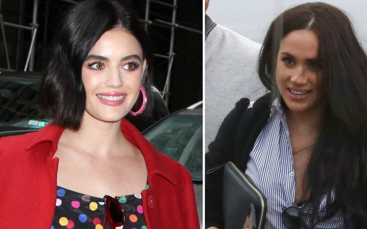 Lucy Hale i Meghan Markle we wspólnych nagraniach. Wideo nigdy się nie ukazało