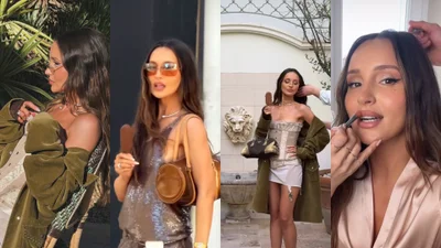 Marina Łuczenko-Szczęsna zachwyciła w Cannes. Postawiła na błyszczącą mini