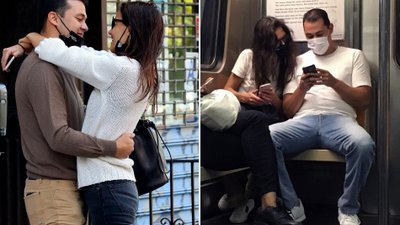 Katie Holmes przyłapana w metrze! Jest jak każdy z nas