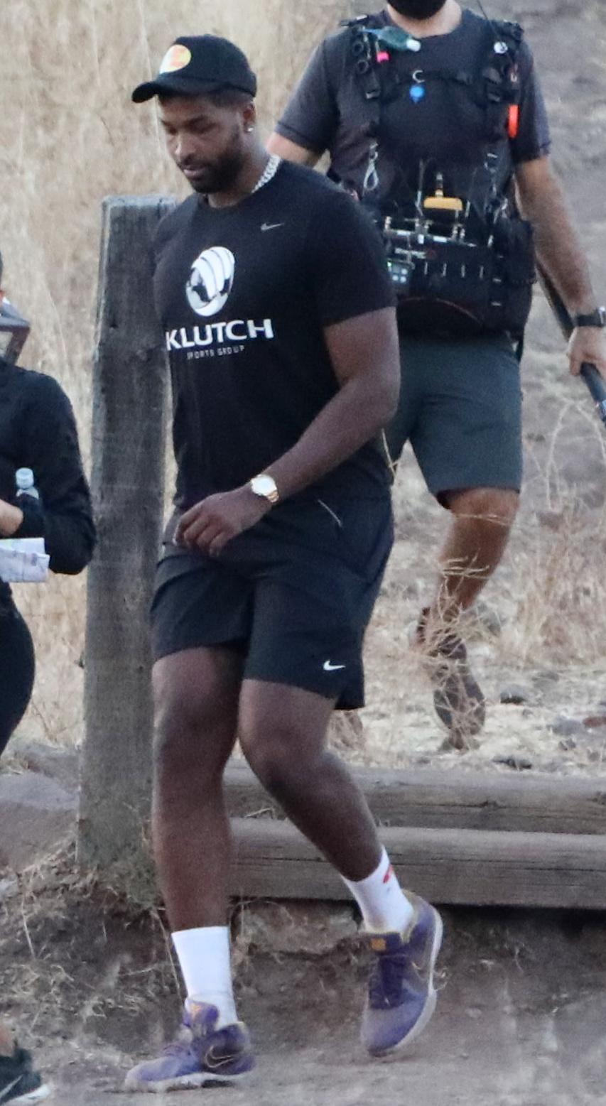 Tristan Thompspn na spacerze